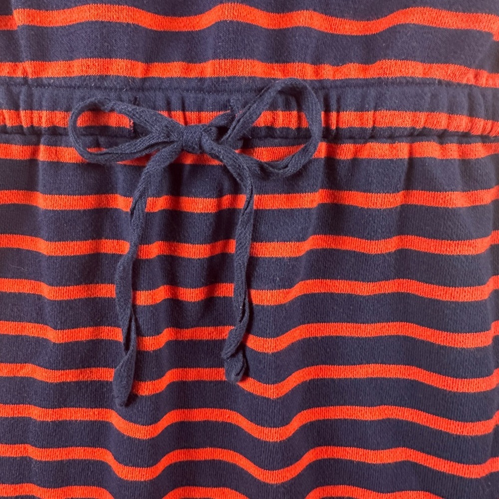 Navy &‎ Red Striped Sleeveless Dress W/ Pockets St. Johns Bay L Nautical coastal - Picture 5 of 8